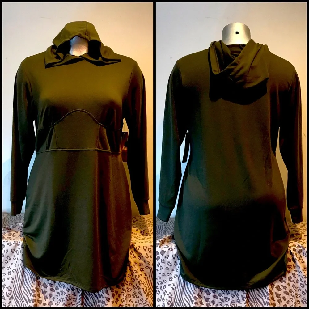 3XL Olive Green Dress